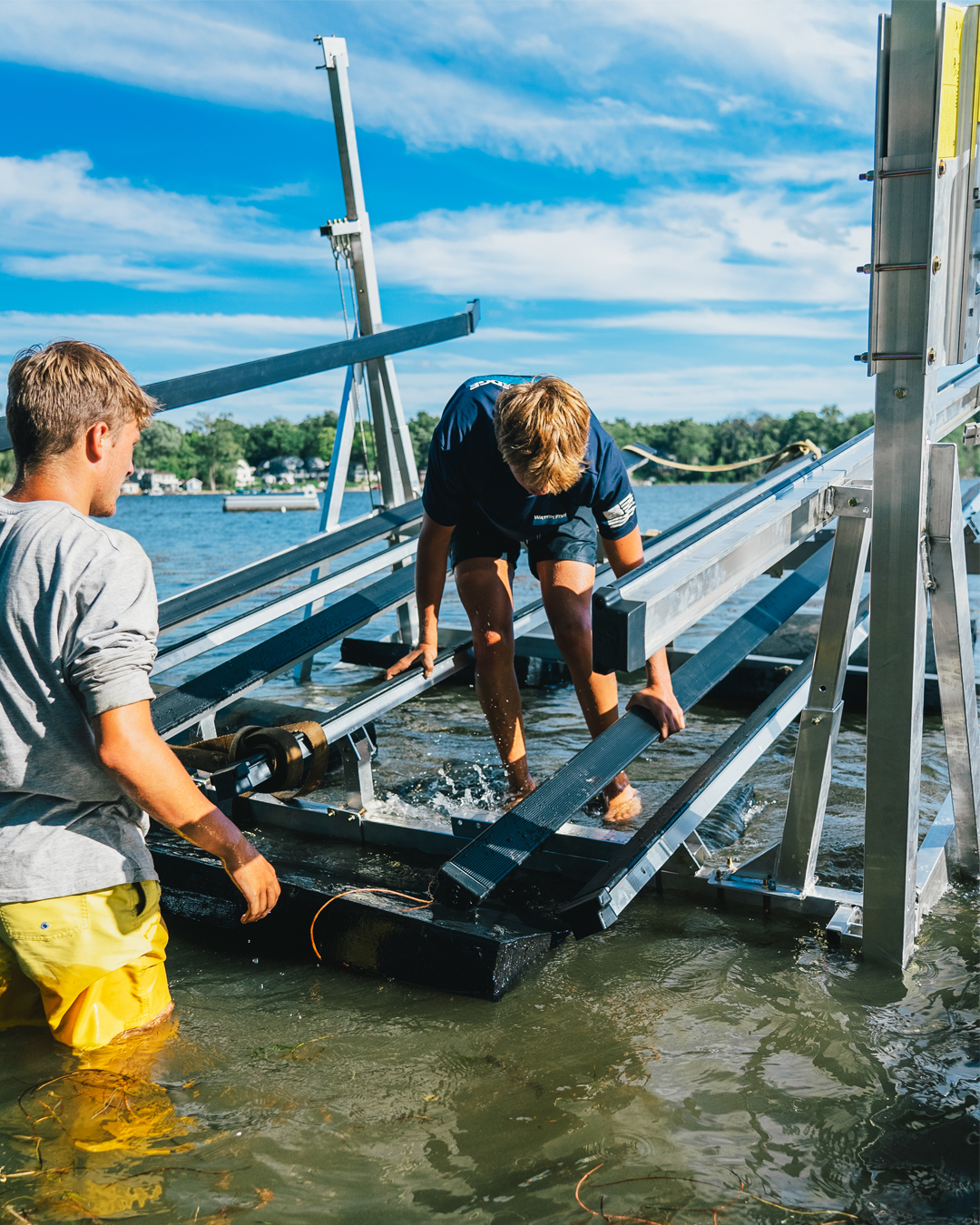 Dock & Boat Lift Installation